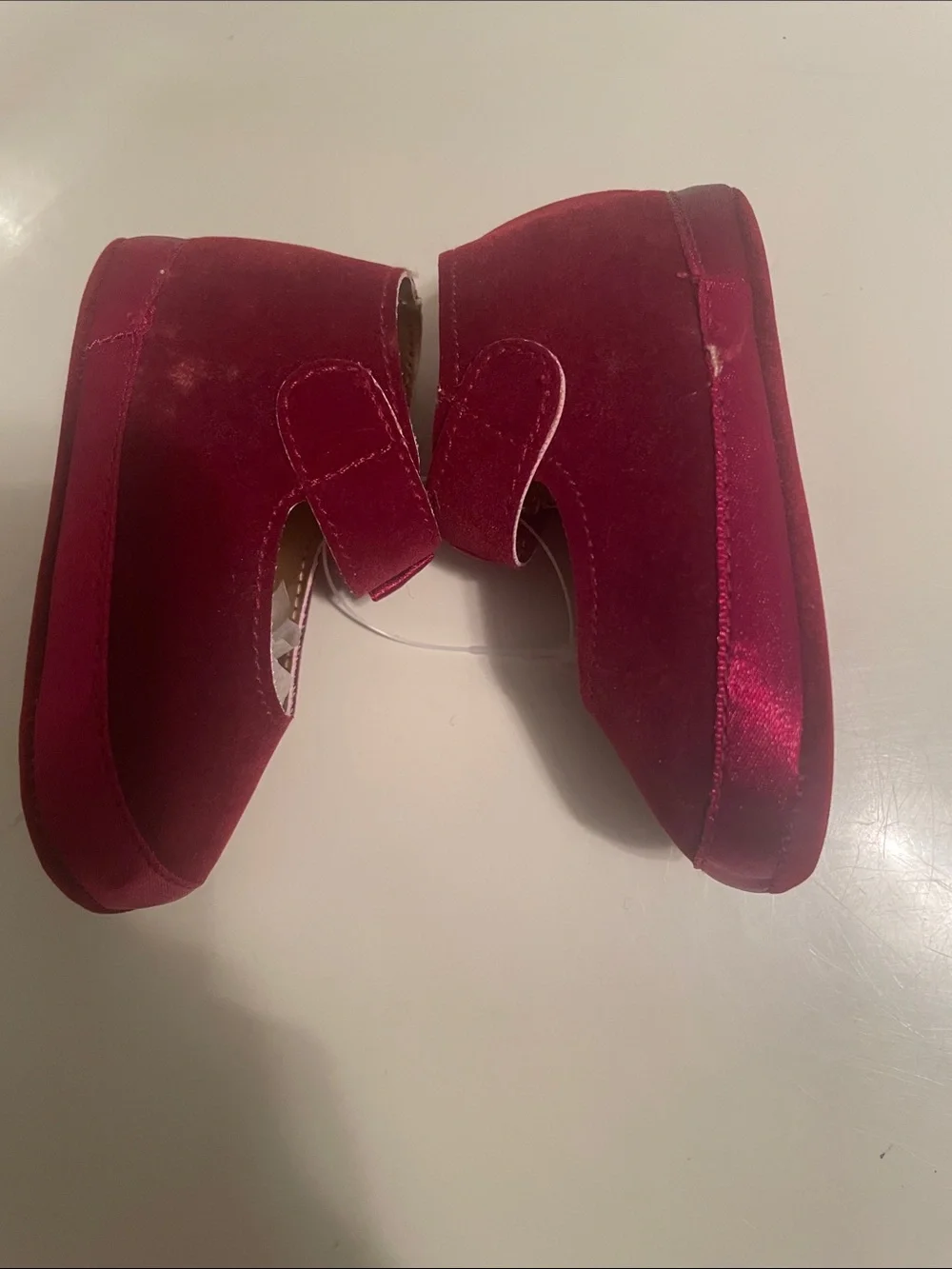 Darling Infant Baby Shoes in red